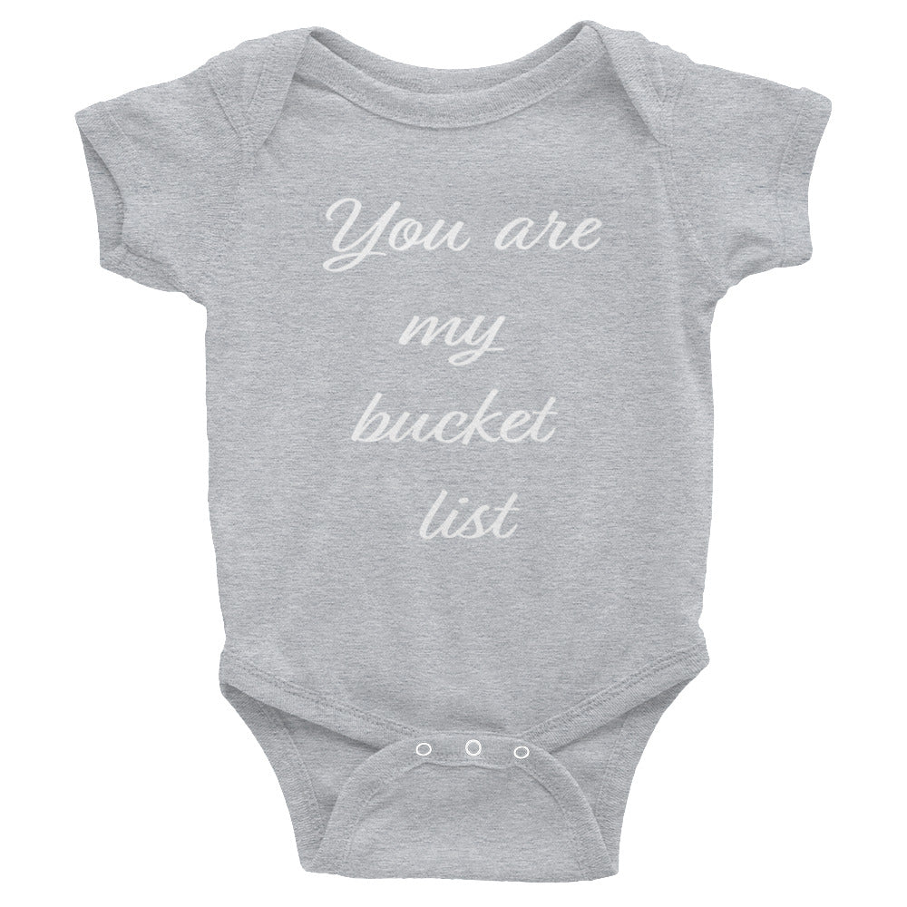 Bucket List Infant Bodysuit